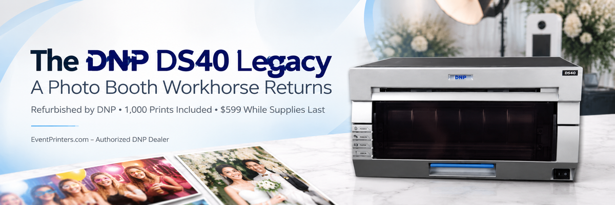 DNP DS40 Printer for Photo Booth and Events - Authorized DNP dealer