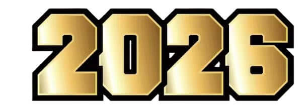 2026 Cutout photo booth props in gold and black, perfect for celebrations and events, 13" long and 6mm thick.
