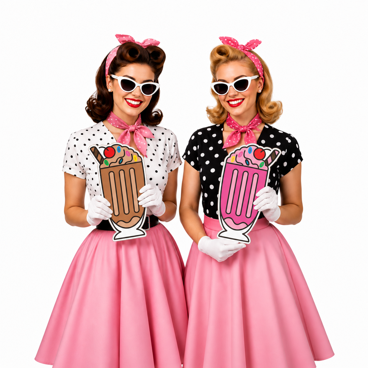 Milkshake Photo Booth Prop