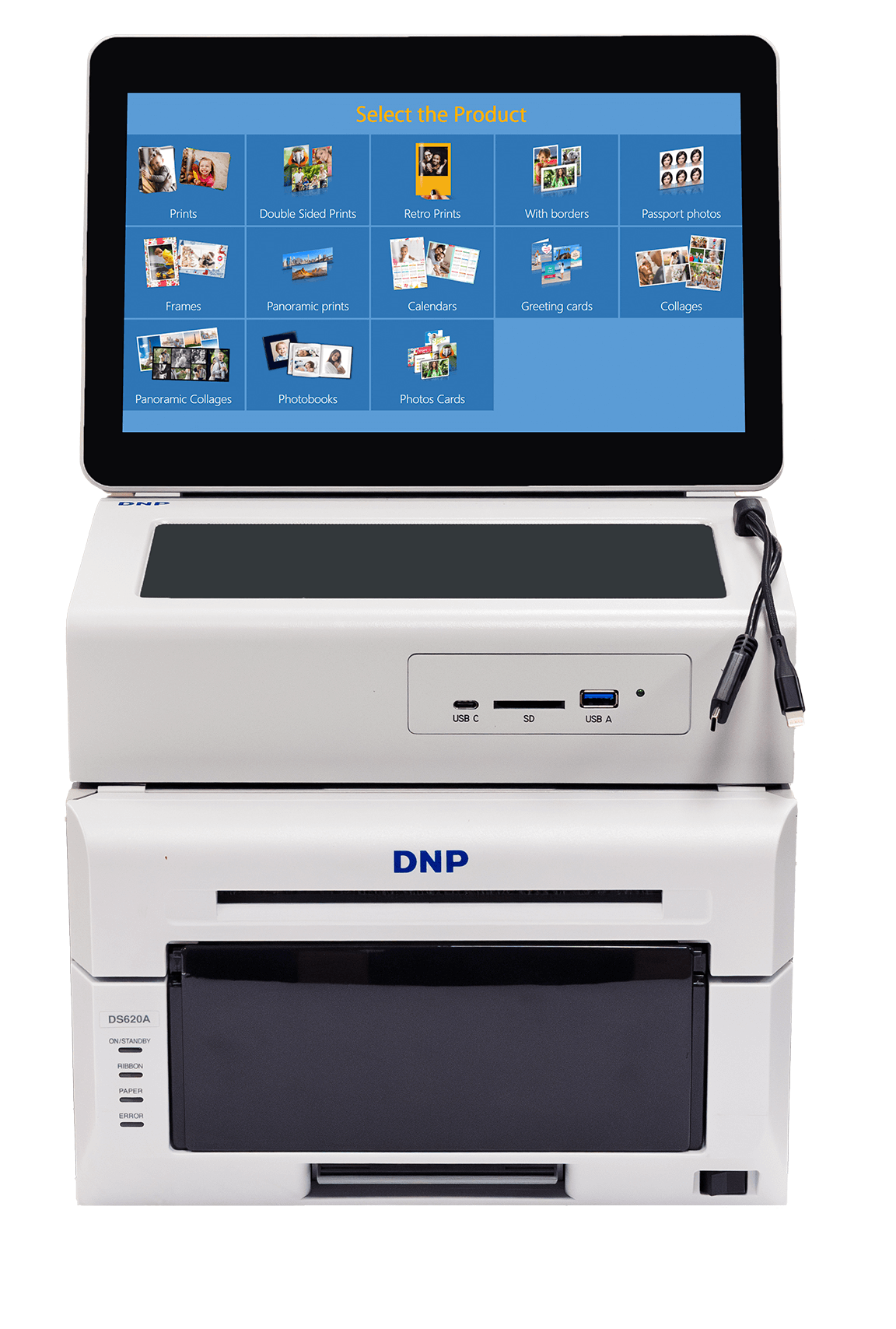 This is the new DNP SnapLab II SL620AII Compact Photo Kiosk Printer