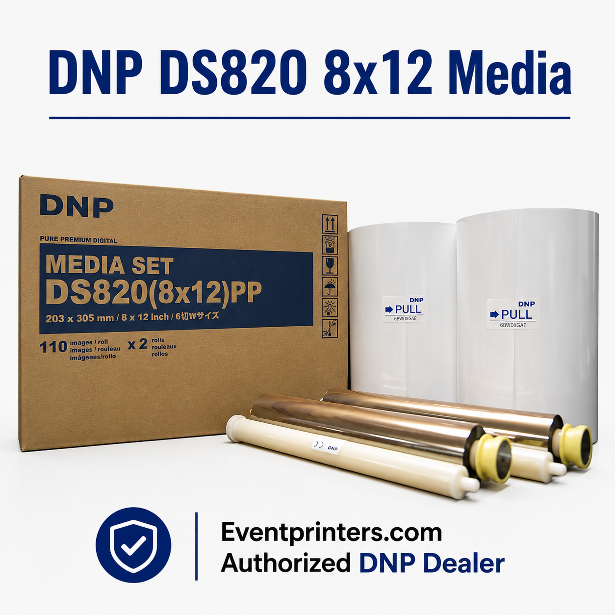 DNP DS820 8x12 Media Paper Print Kit for DS820A Printer