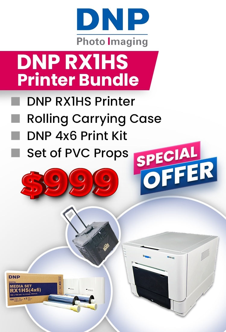 DNP Ds-RX1hs photo booth printer bundle