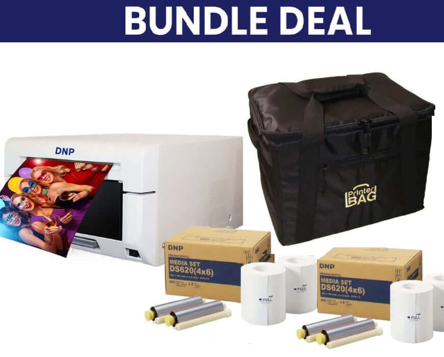 DNP DS620A Printer - Bundle with 2 Media plus Carrying Case