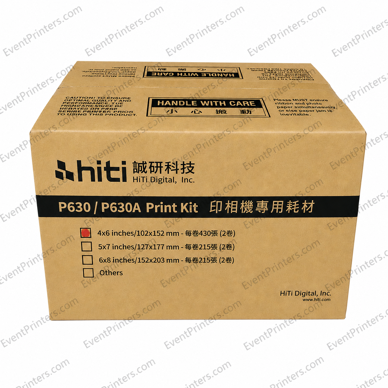 Hiti 4x6 media for P630A printer genuine print kit