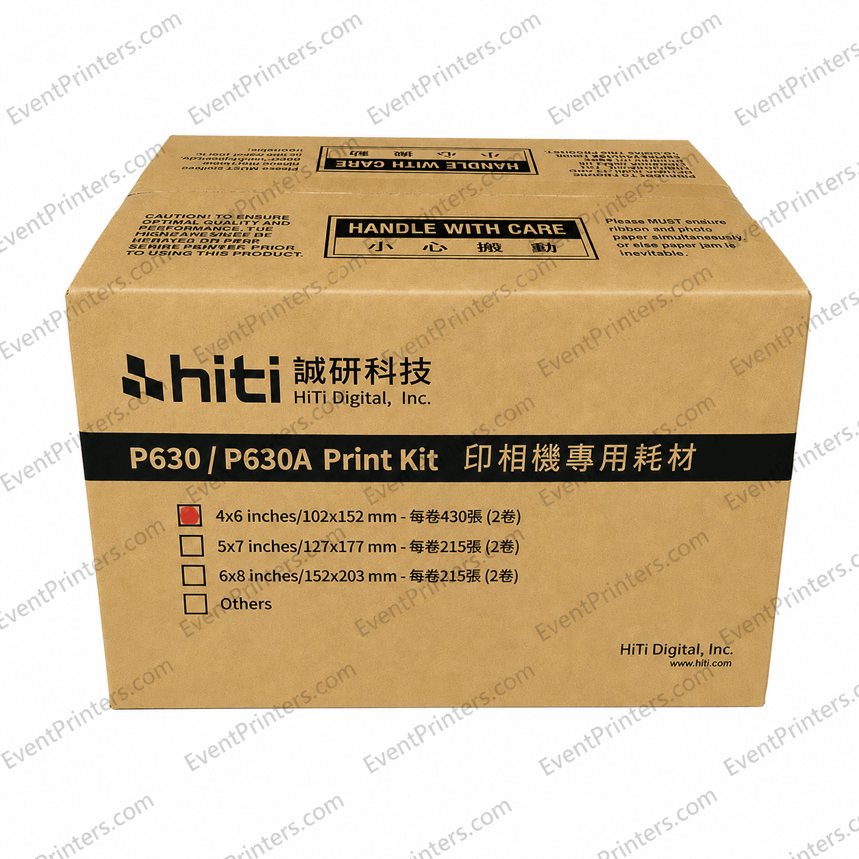 Hiti 4x6 media for P630A printer genuine print kit