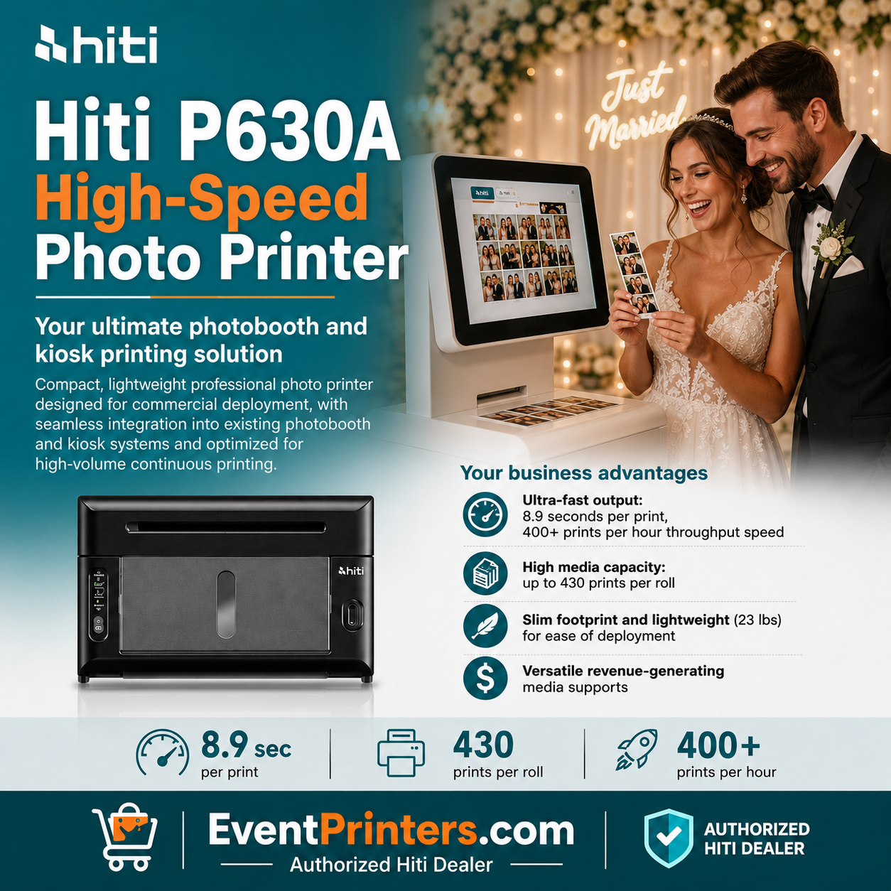 Hiti P630A photo printer for photo booth and events