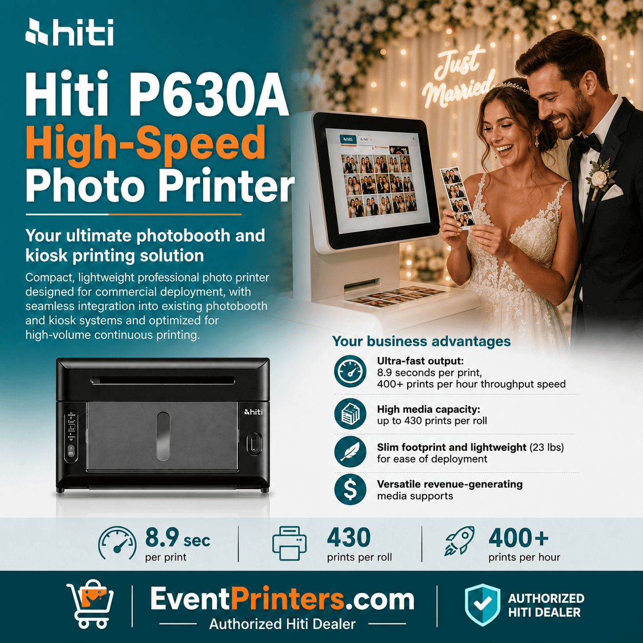 Hiti P630A photo printer for photo booth and events