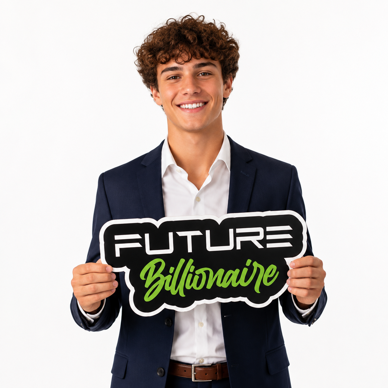 Photo Booth Prop - Future Billionaire