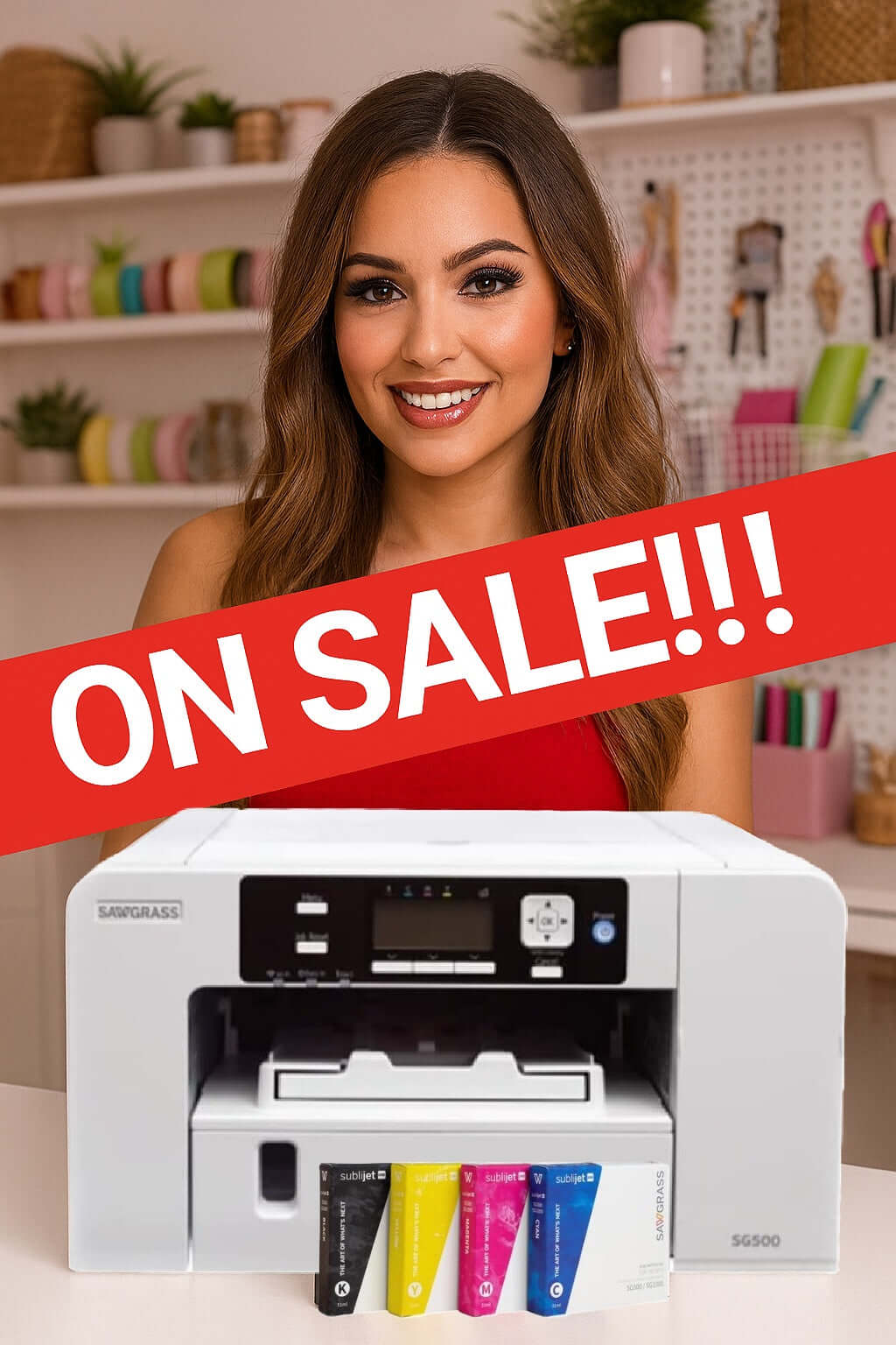 Sawgrass SG500 Sublimation Printer - Starter Package