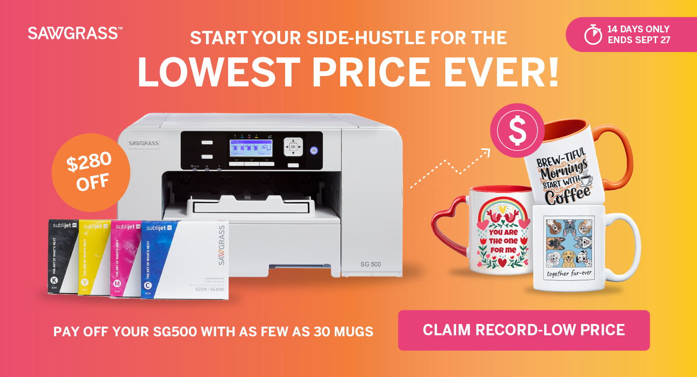 SAWGRASS SG500 サブリメーションプリンター Sawgrass SG500 Sublimation Printer with Sublijet UHD inks