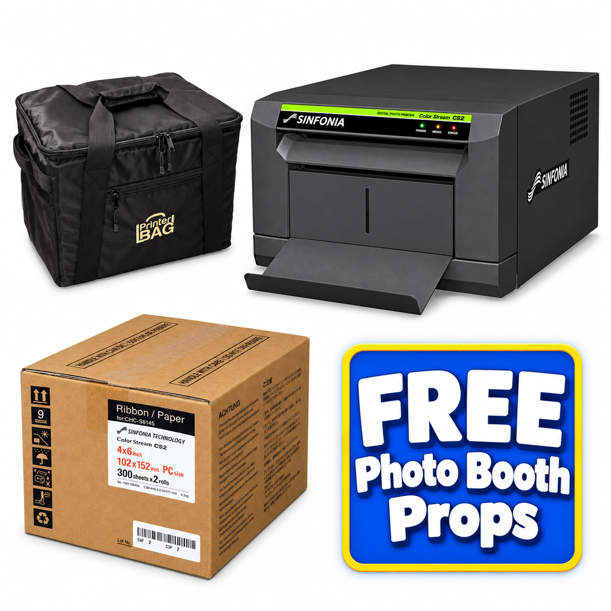 Sinfonia CS2 Printer Bundle for Photo Booth and Events