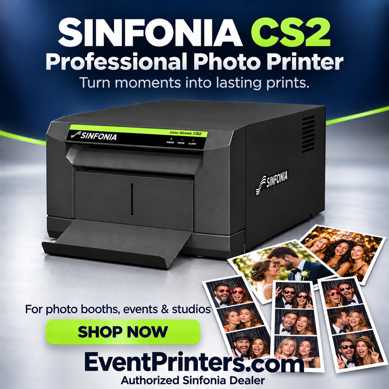 Sinfonia cs2 photo booth printer