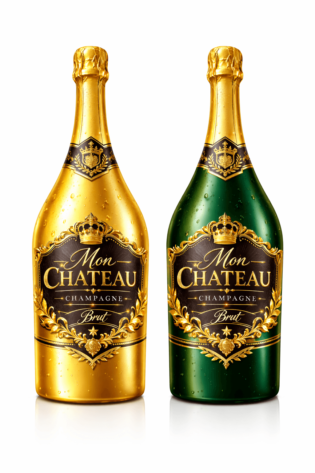 NEW CHAMPAGNE Bottle - Big PVC Photo Booth Prop, realistic and colorful photo booth props for parties.