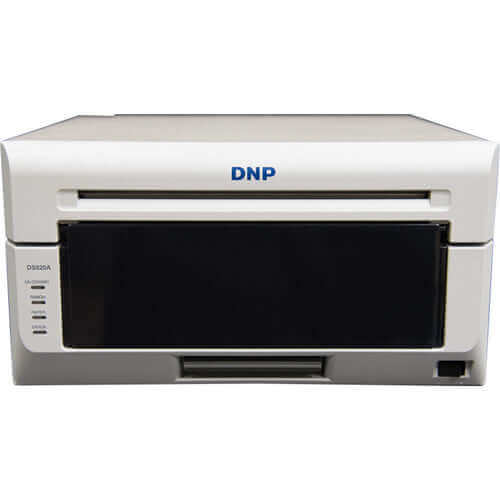 DNP DS820A photo printer offering high-quality photo printing for events and studios in a compact design.