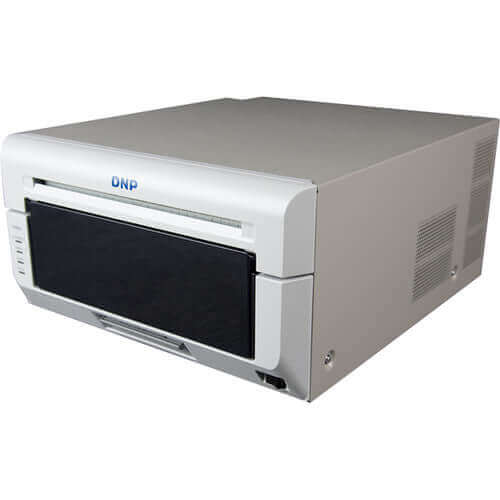 DNP DS820A Photo Printer showcasing compact design for high-quality event printing and versatility in photo sizes.