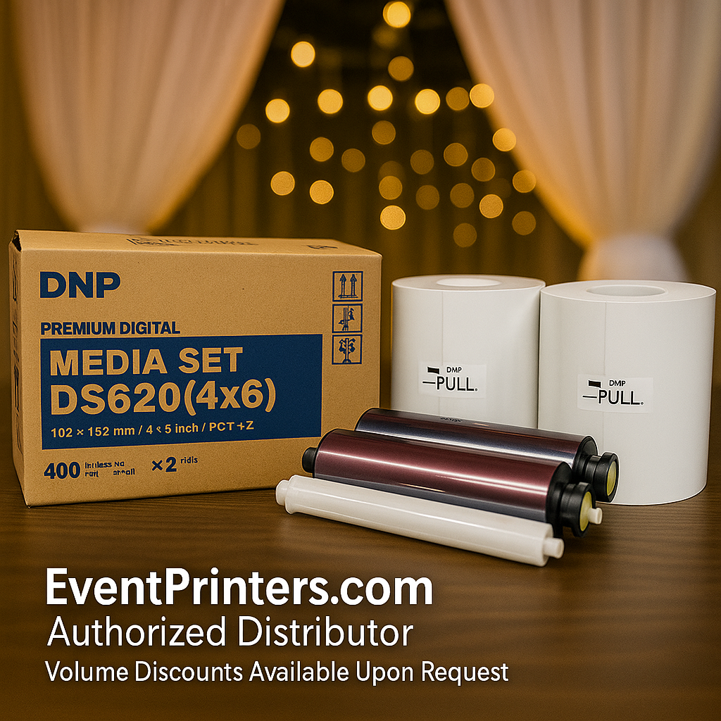 dnp 4x6 media paper for use with DS620A photo booth printer