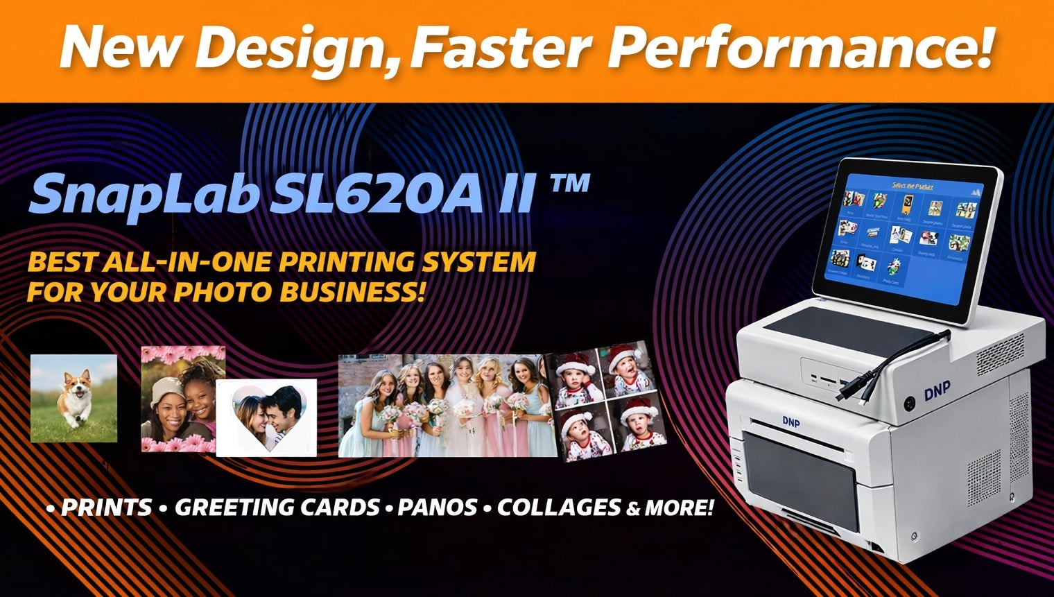 DNP SL620A ii Snaplab Photo Printer Kiosk - Authorized Dealer