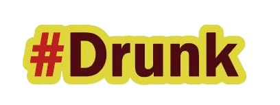 #Drunk PVC Photo Booth Prop sign for party fun and lively selfies, perfect for photo booth props.