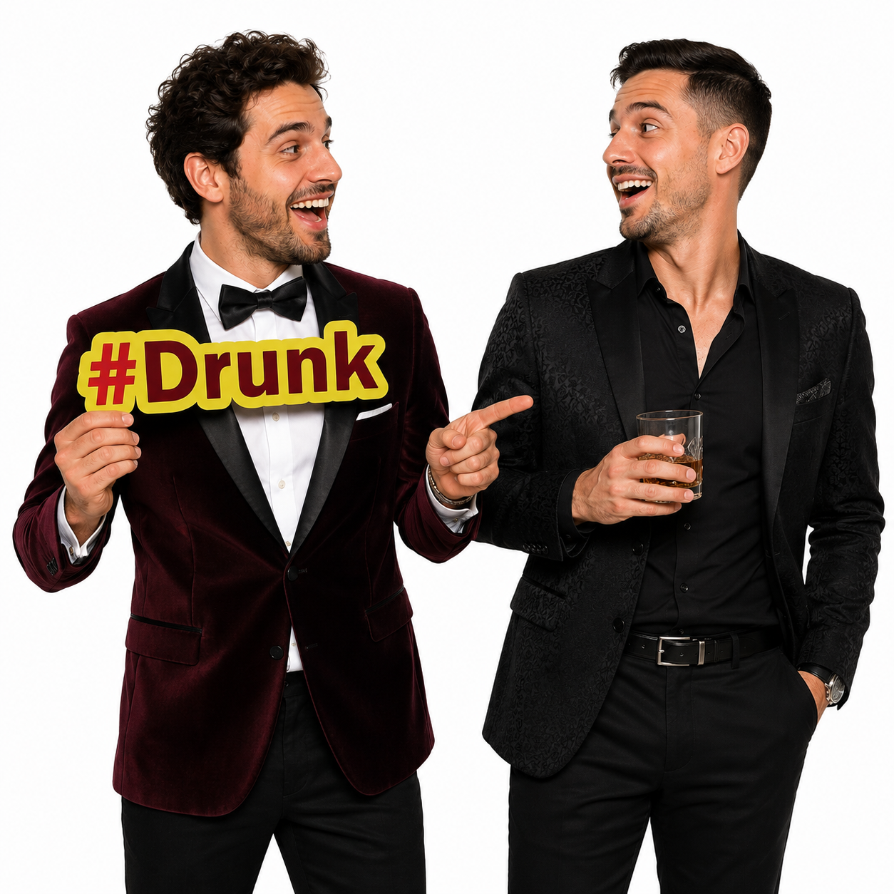 #Drunk PVC Photo Booth Prop