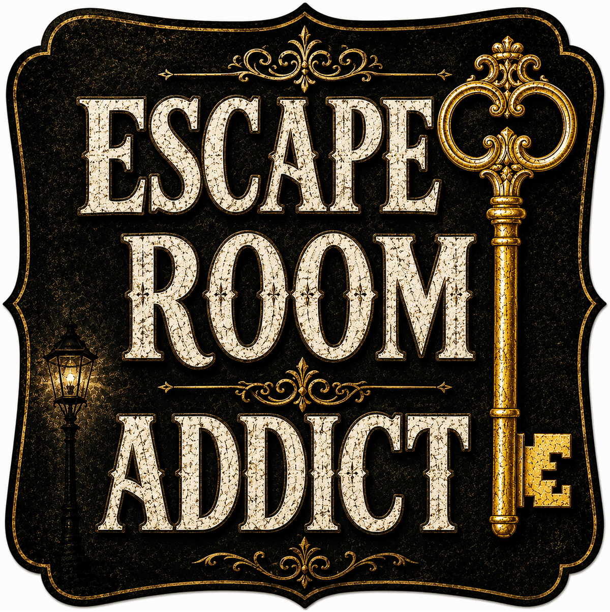 Escape Room Photo Booth Props – 5 Double-Sided Puzzle Party Props