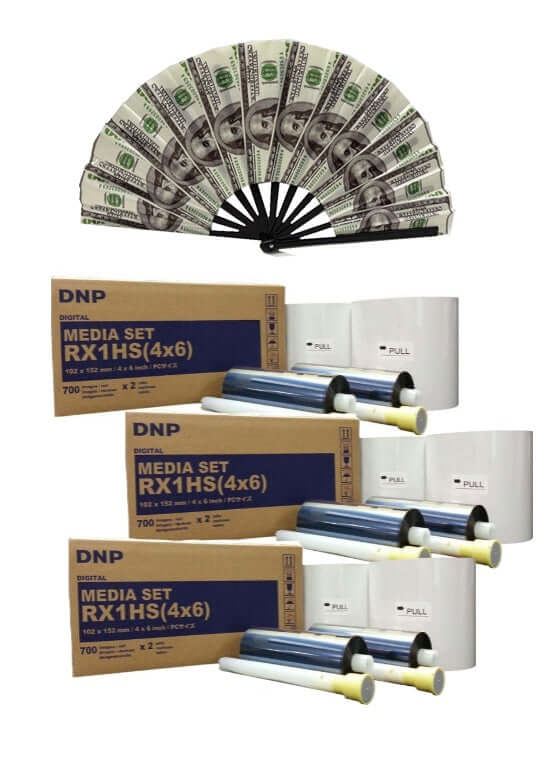 DNP RX1HS 4×6 Media Kit – 3 BOXES with FREE FAN