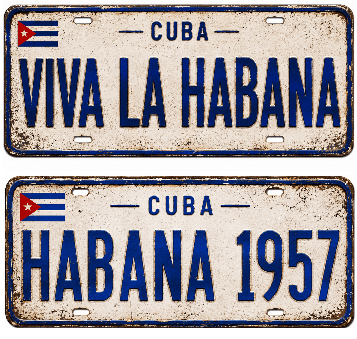 Havana Nights Photo Booth Props – 5 Double-Sided Cuban Party Props