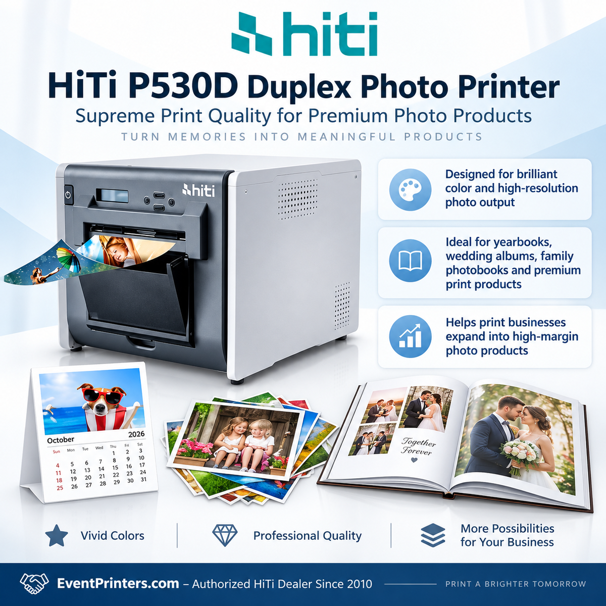 hiti p530d duplex photo printer