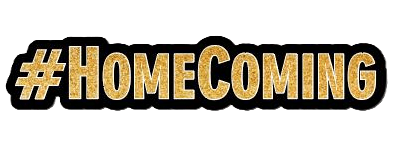 #Homecoming (Gold) PVC Photo Booth Prop for fun photo opportunities at parties and events.