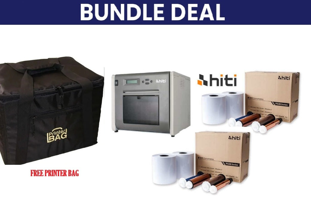 Hiti P525L Printer with 2 Boxes of 4x6 media