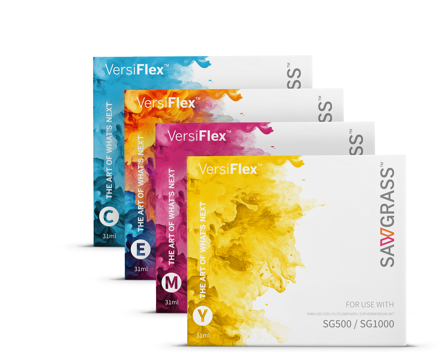 Sawgrass SG500 Versiflex Bundle with Full Size Inks (31ml) and Versiflex Transfer Paper