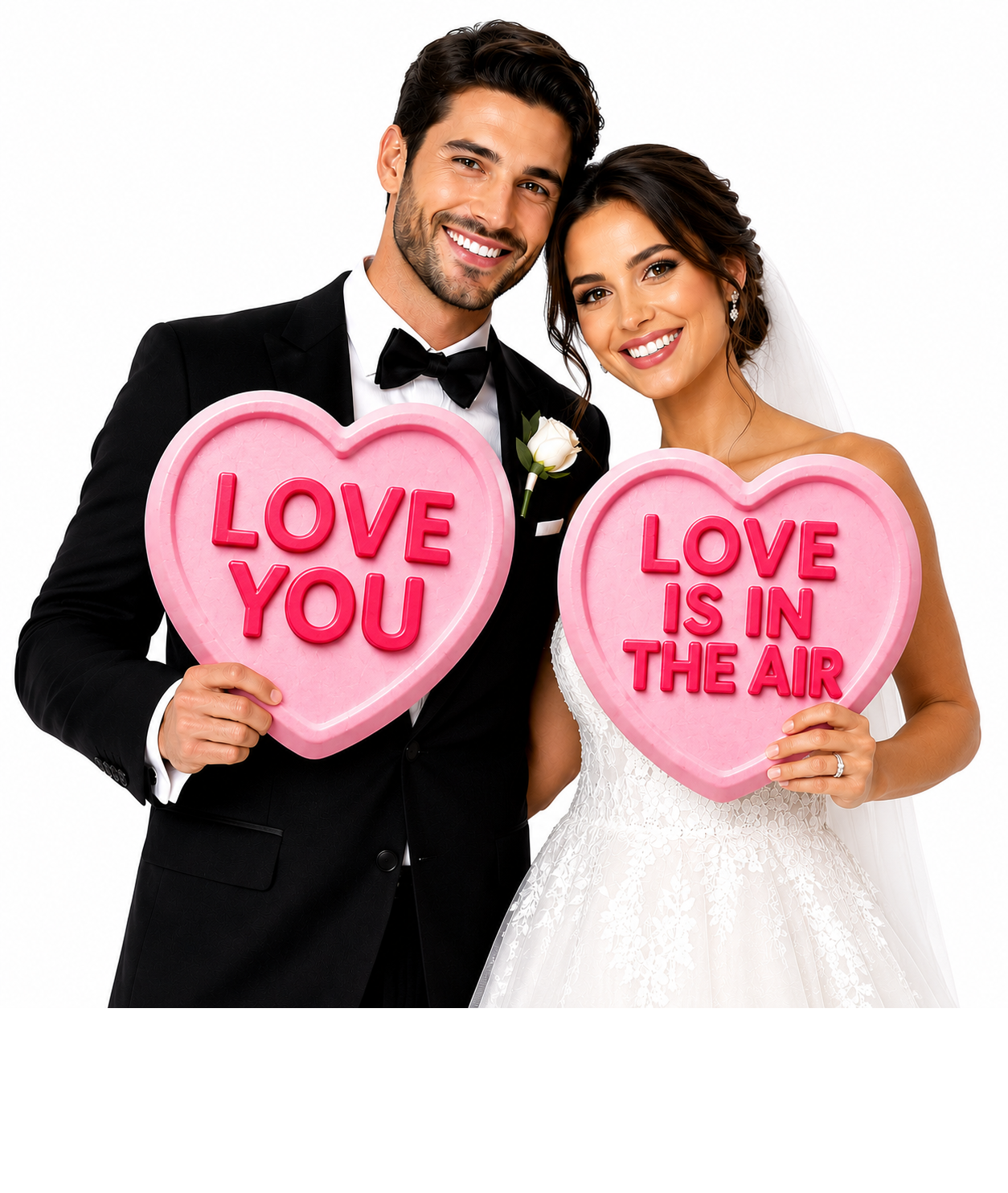 Ultimate hearts Wedding Set Photo Booth Props