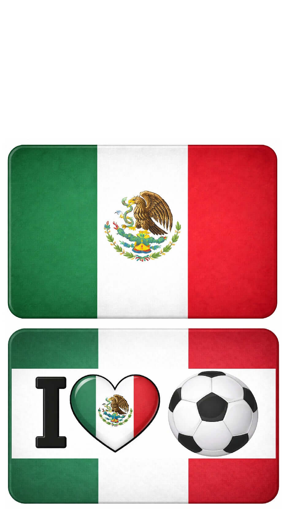 Soccer Mexico photo booth props, double sided, high quality, 6mm thick, 10" x 7" size for World Cup cheer.