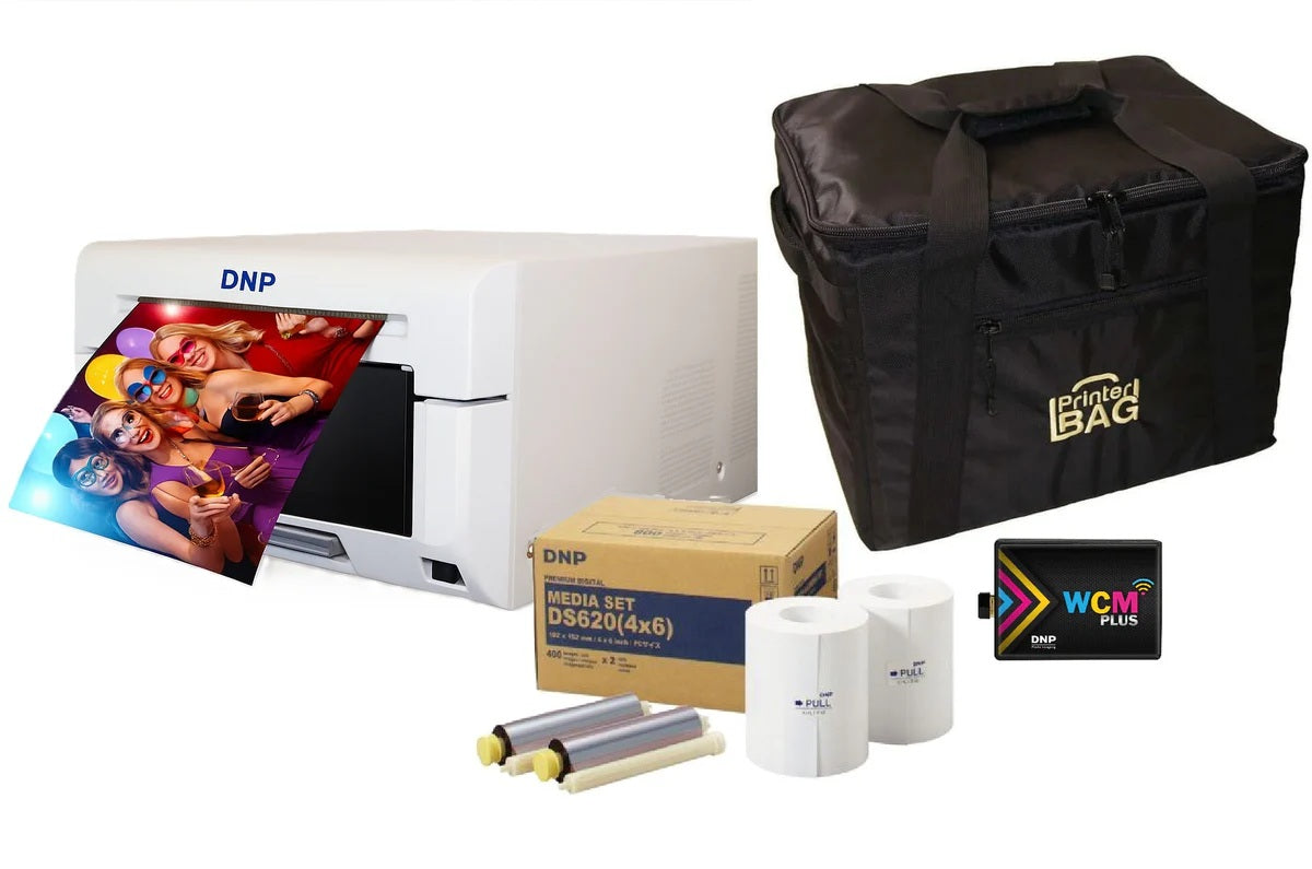 DNP DS620A Printer Bundle with WCM Plus & 4×6 Media (800 Prints)