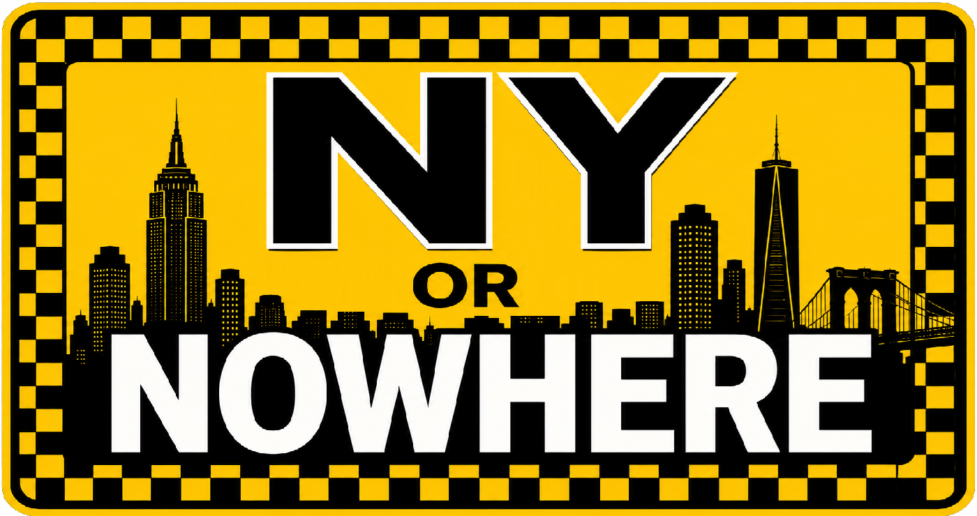 New York Vibe Photo Booth Props – 5 Double-Sided Party Props