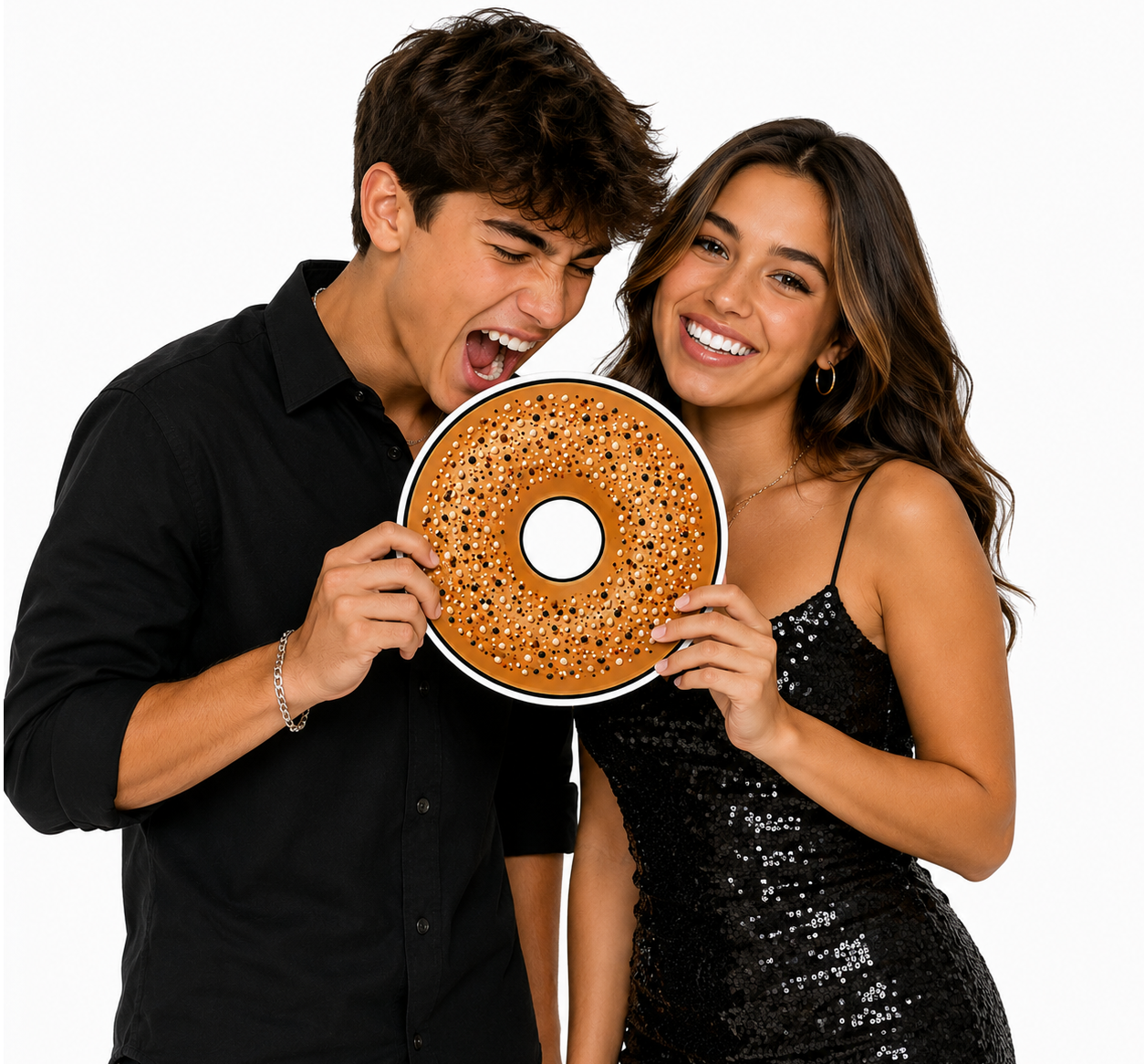 New York Vibe Photo Booth Props – 5 Double-Sided Party Props
