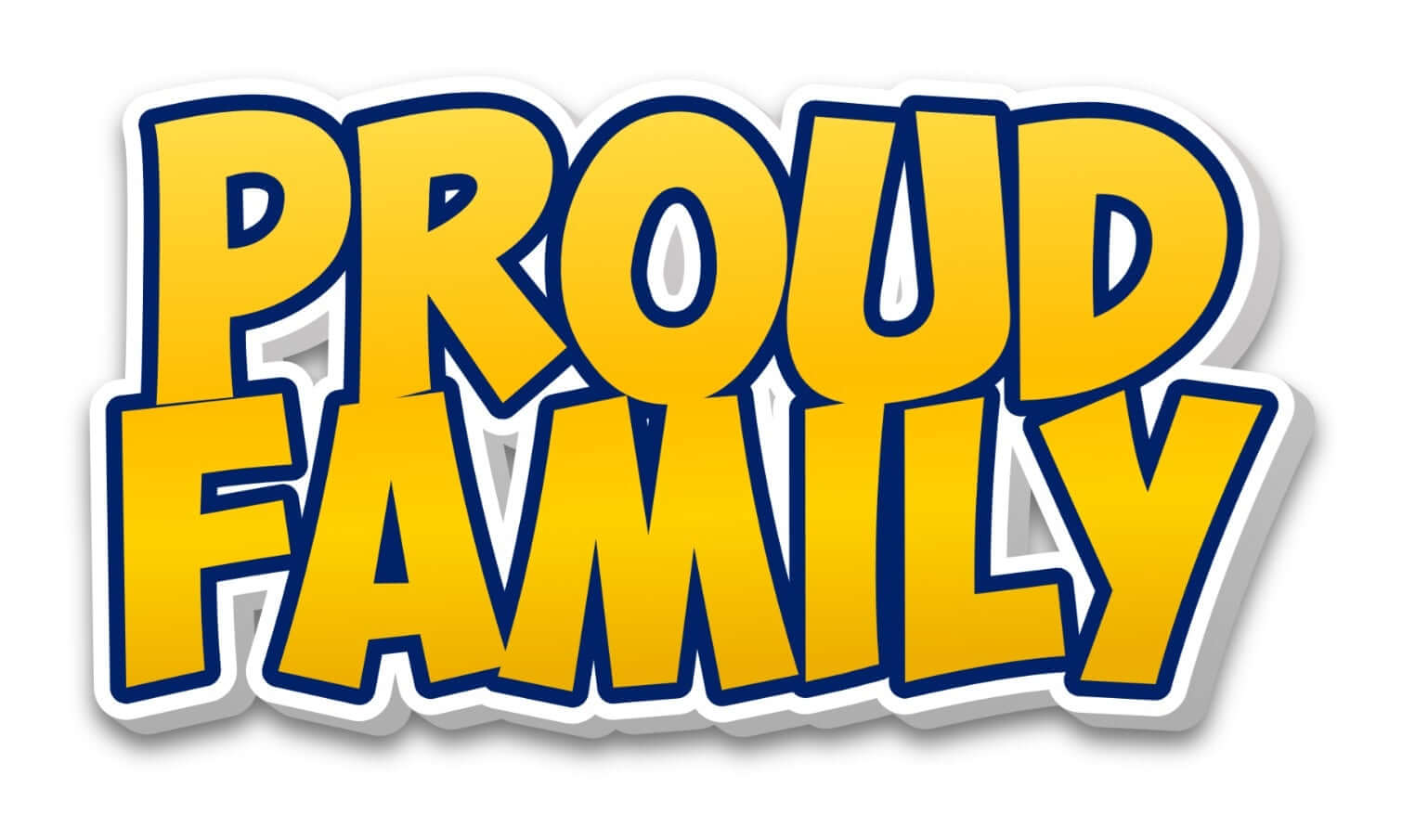 Proud Family Graduation Individual Prop for photo booth props, 16" long, 6mm thick, anti-glare quality.