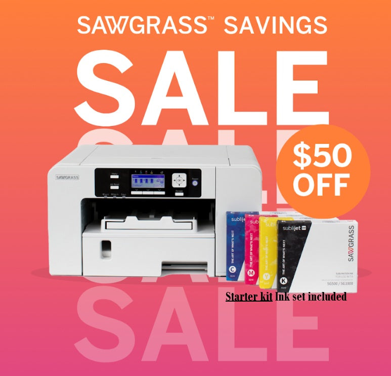 Sawgrass SG500 Sublimation Printer - Starter Package