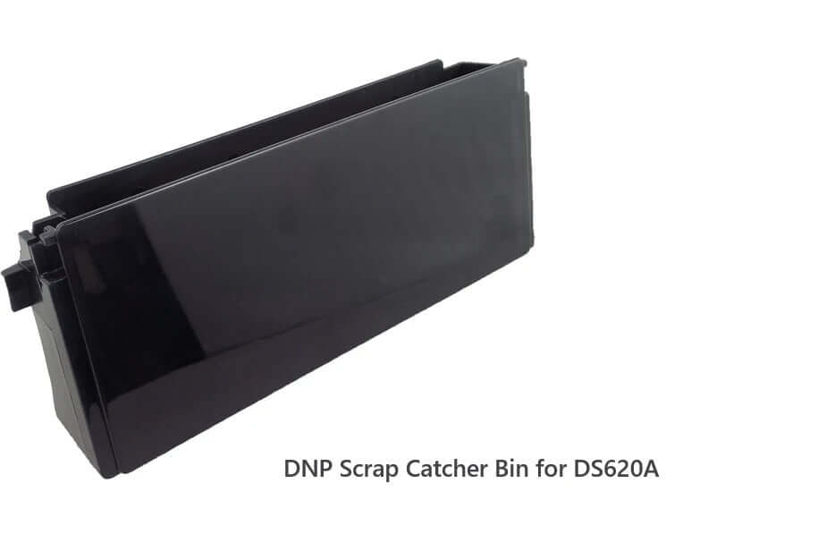 DNP DS620A Plastic Scrap Catcher Bin Model PBB00011-00 for efficient waste management.