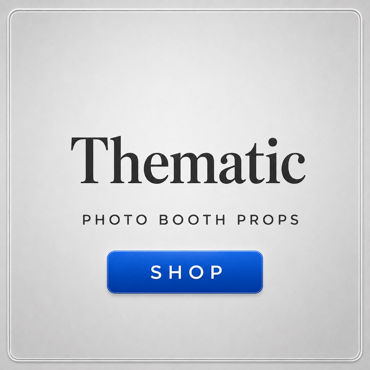 thematic photo booth props