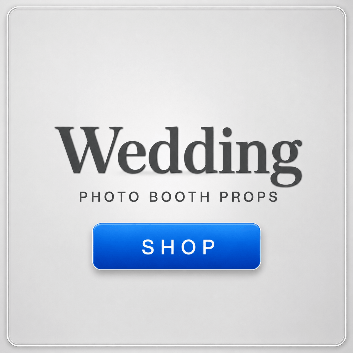 wedding photo booth props
