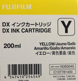 Fuji YELLOW Ink Cartridge 200 ML for DX100 printer