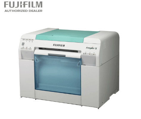 Fuji Frontier-S DX100 Printer for high-quality photo printing, compact design suitable for retail and event photography.