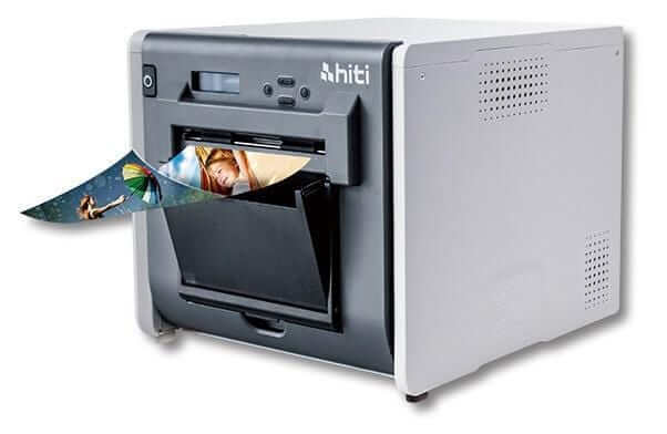 Hiti P530D double-sided printer showcasing single and double-sided photo printing.