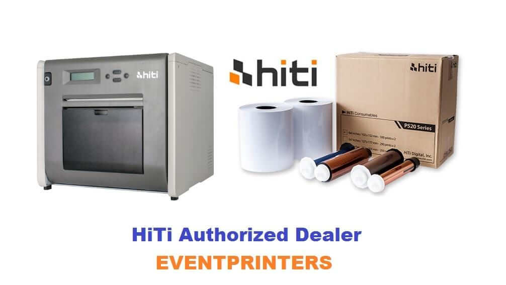 Hiti P525L Printer - BUNDLE with Box of 4x6 media and 3 Year Warranty - Eventprinters.com