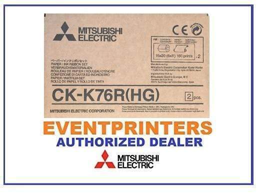 Mitsubishi CK-K76R 4x6" media for the CP-K60DW-S printer - 640 prints (CKK76R HG) - Eventprinters.com