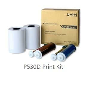 P530D Print Kit featuring 2 rolls and 250 prints per roll, 6x8 size, for high-quality photo printing.