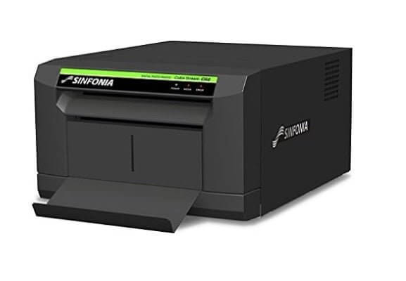 Sinfonia CS2 printer, compact photo printer ideal for event photography and photo booth applications.