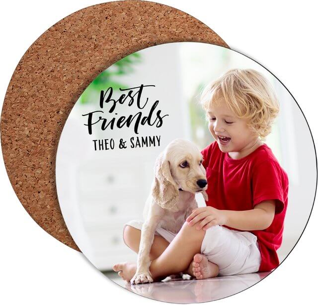 Sublimation Coaster Blanks - 3.75" Round with Cork Back. Pack of 10. - Eventprinters.com