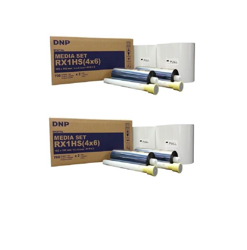 DNP DS-RX1HS 4×6 Media – 2 Box Bundle Deal (2,800 Prints)