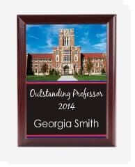 Unisub 8"x10" Cherry Ogee Edge MDF Plaque- 14 per Box - Eventprinters.com